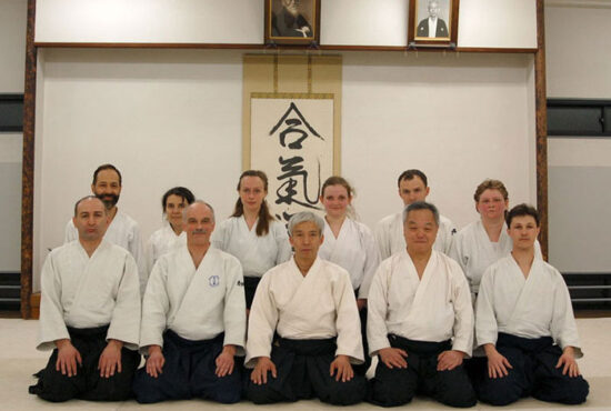 В Хомбу Додзё с Досю и Оно сэнсэем