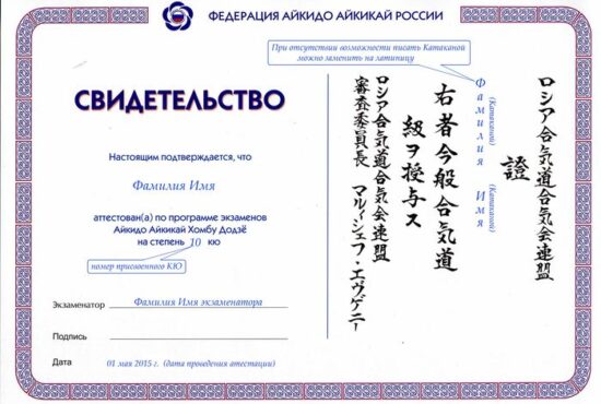 Детское свидетельство